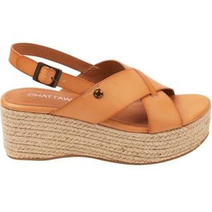 CHATTAWAK Dames 11MARTIALCAMELBEIGE41 sandaal met hak, camel/beige, 41 EU, camel beige, 41 EU, camel beige