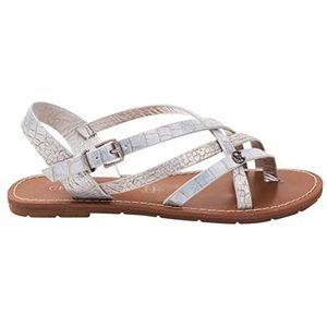 CHATTAWAK Dames 11MARGOTSARGENT38 platte sandalen, s.zilver, 38 EU, S zilver, 38 EU