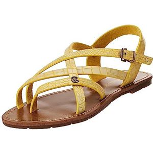 CHATTAWAK Dames 11MARGOTSJAUNE38 platte sandalen, s.geel, 38 EU, S geel, 38 EU