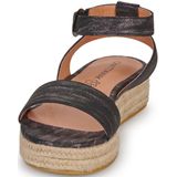 CHATTAWAK Dames 15CASTELLONOIR41 sandalen met hak, zwart, 41 EU, Zwart, 41 EU