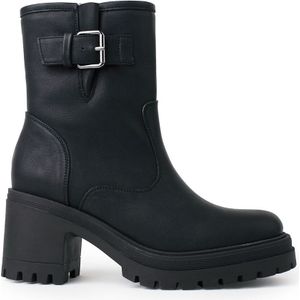 Bottines met hak Puebla CHATTAWAK. Polyurethaan materiaal. Maten 39. Zwart kleur