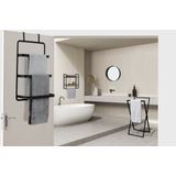 Tendance - Handdoekrek - Zwart - Gietijzer - 3 Stangen