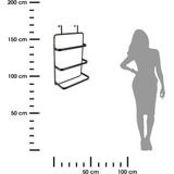 Tendance - Handdoekrek - Zwart - Gietijzer - 3 Stangen
