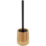 Tendance - WC/Toiletborstel - Bamboe Hout - Zwart - 37 x 11 cm