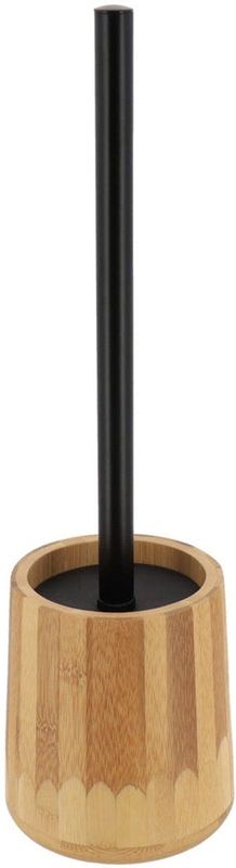 Tendance - WC/Toiletborstel - Bamboe Hout - Zwart - 37 x 11 cm