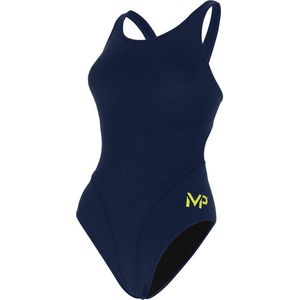 Michael Phelps Solid Mid Back - Badpak - Dames - Navy Blauw - 34