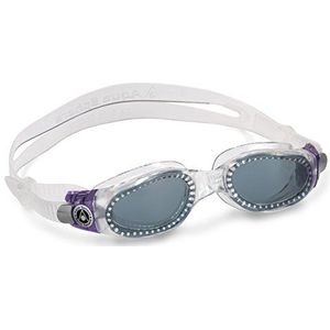 Aquasphere Kaiman Compact Zwembril Transparant & Paars - Dark Lens