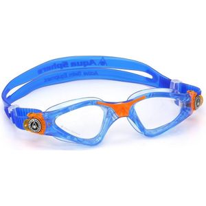 Aquasphere Kayenne Junior - Zwembril - Kinderen - Clear Lens - Blauw/Oranje