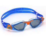 Aquasphere Kayenne Jnr Zwembril voor kinderen, uniseks, blauw/oranje - donker, eenheidsmaat