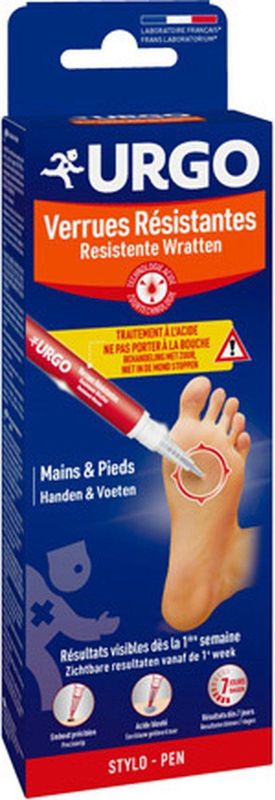 URGO Hardnekkige Wratten - Stift - 1,5ml - Precieze Behandeling voor Hand- en Voetwratten