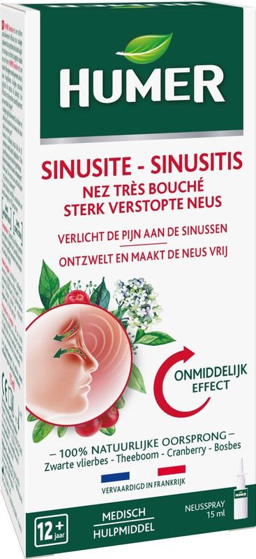 Neusspray - Natuurlijk Medisch Hulpmiddel - Verlichting Sinussen