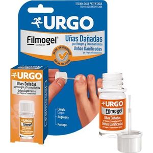 Urgo Filmogel® beschadigde nagels, behandeling voor door schimmels beschadigde nagels en licht trauma, 3,3 ml fles met geïntegreerde kwast