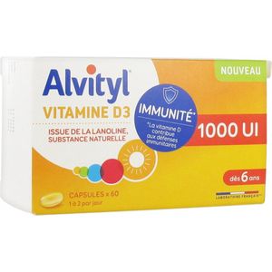 Alvityl Vitamine D3 1000 IE 60 Capsules