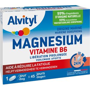 ALVITYL - Magnesium Vitamine B6 - Verlengde Afgifte - tabletten x45