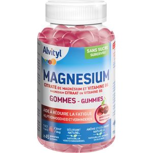Alvityl - Magnesium Gummies - Kersensmaak - Suikervrij - 60 Stuks