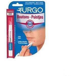 URGO FILMOGEL® Puistjes - Stylo - Onzichtbare Film tegen Puistjes en Acne - 2ml - Zuivert en Versnelt Verdwijnen van Puisten