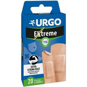 Urgo - Extreme pleisters - eicelpleister ter bescherming van oppervlakkige wonden - 2 maten - 20 verbanden