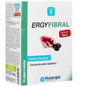 ERGYFIBRAL - Kauwblokje - Planten - Rijk aan Vezels