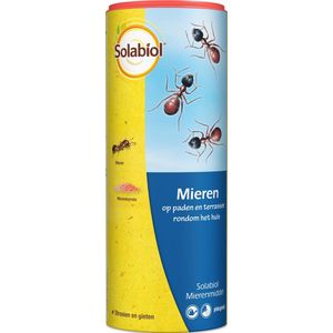 Solabiol Mierenmiddel - 400 Gram - Mieren Bestrijdingsmiddel - Mierenpoeder - Poeder voor Buiten - 100% Natuurlijk