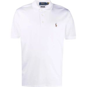 Polo Ralph Lauren - Custom Slim Fit - Poloshirt - Wit - 100% Katoen