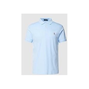 T-shirt - Effen - Katoen - Polokraag - Slanke Pasvorm