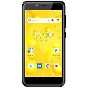 Konrow - Soft 5 smartphone 4G met 5 inch display en 8 GB geheugen, uitbreidbaar tot 64 GB – mobiele telefoon Dual SIM met 5 MP achtercamera, voor 2 MP – Android 11 GB – zwart
