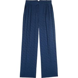 Ba&Sh - Gedrukte Wijde Broek - Blauw - 100% Viscose