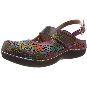 Laura Vita Bicllyo 01 Gesloten sandalen voor dames, Roze Fushia, 40 EU