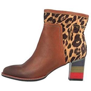 Laura Vita Geceko 01 Enkellaarzen voor dames, Bruin Camel Camel, 35 EU