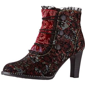 LAURA VITA Dames Alcbaneo 130 enkellaarzen, Rouge, 7.5 UK, Rouge, 40.5 EU