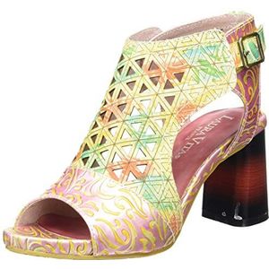 Laura Vita Hacsio 05 Peeptoe sandalen voor dames, oranje, 40 EU