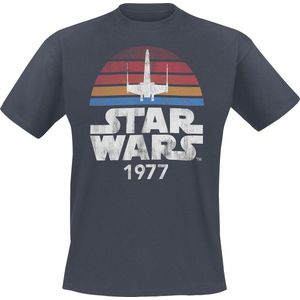 Star Wars - Since 1977 - T-shirt - Antraciet - 100% Katoen