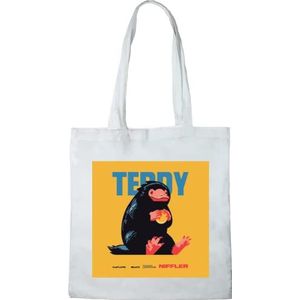 FANTASTIC BEASTS Tote Bag TeDDY THE NIFFLER, Referentie: BWFABEMBB007, wit, 38 x 42 cm, wit, Utility