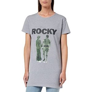 cotton division Nachthemd voor dames, Grijs Melange, M