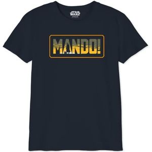 Star Wars T-shirt voor jongens, Marineblauw, 10 Jaar