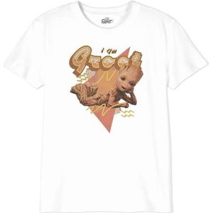 Marvel T-shirt voor jongens, Wit, 8 Jaren