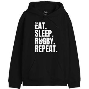 Republic Of California UXREPCZSW029 UXREPCZSW029 Sweatshirt voor heren, zwart, maat M, Zwart, XS