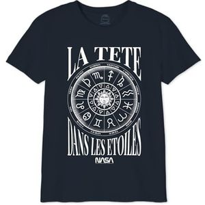 Nasa GINASADTS068 T-shirt voor meisjes, marineblauw, maat 10 jaar, Marine., 10 Jaar