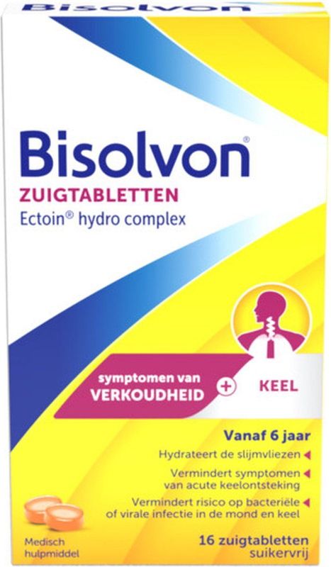 Bisolvon - Zuigtabletten - Medisch Hulpmiddel - Ectoin® Hydro Complex