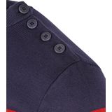 Armor-Lux - Groix Pullover - Navy Rood - Katoen
