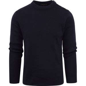 Armor-Lux - Groix - Trui - Navy - 100% Katoen, Regular-Fit