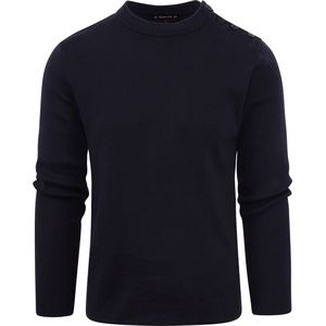 Armor-Lux - Groix - Trui - Navy - 100% Katoen, Regular-Fit