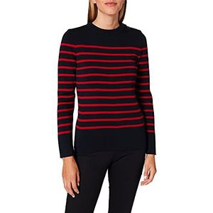 Gebreide Trui - Marineblauw - 50% Wol 50% Acryl - Ronde Hals