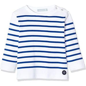 Armor Lux AMIRAL Matrozenshirt, uniseks, baby, meerkleurig (wit/ster Dw5)., 6-12 Maanden