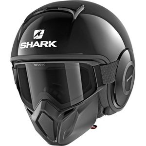 Shark - Street Drak - Motorhelm - Zwart - Polycarbonaat