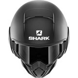 SHARK - STREET DRAK - Motorhelm - Zwart - Thermoplastisch - Ventilatie