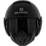 SHARK - STREET DRAK - Motorhelm - Zwart - Thermoplastisch - Ventilatie