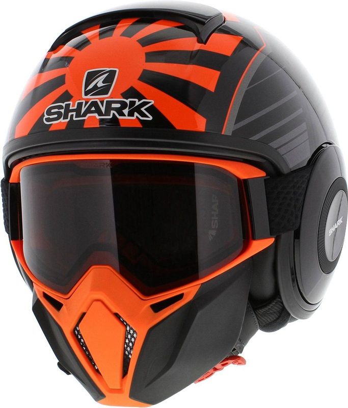 SHARK STREET DRAK ZARCO MALAYS GP Motorhelm jethelm - Maat M