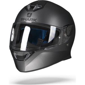 SHARK SKWAL 2.2 BLANK Motorhelm integraalhelm Mat Antraciet Mat - Maat S