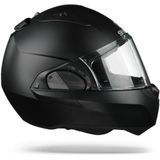 SHARK EVO ES BLANK Motorhelm Systeemhelm MAT Zwart Mat - Maat XS